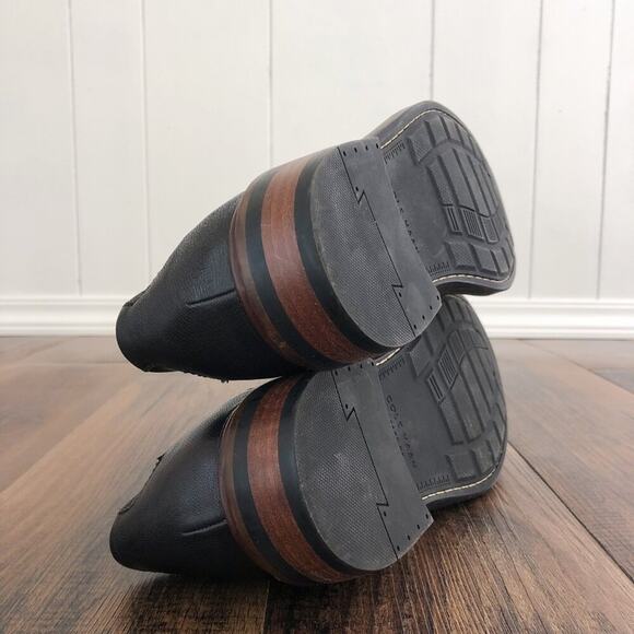 Cole Haan Leather Wingtip Derby Shoe Brogue Details GrandOS C24112 Size 11 Black - Picture 12 of 16